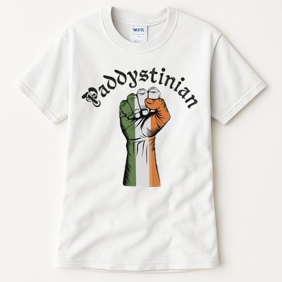 Retro Strong Paddystinian Irish Palestine Flag Tall T-Shirt