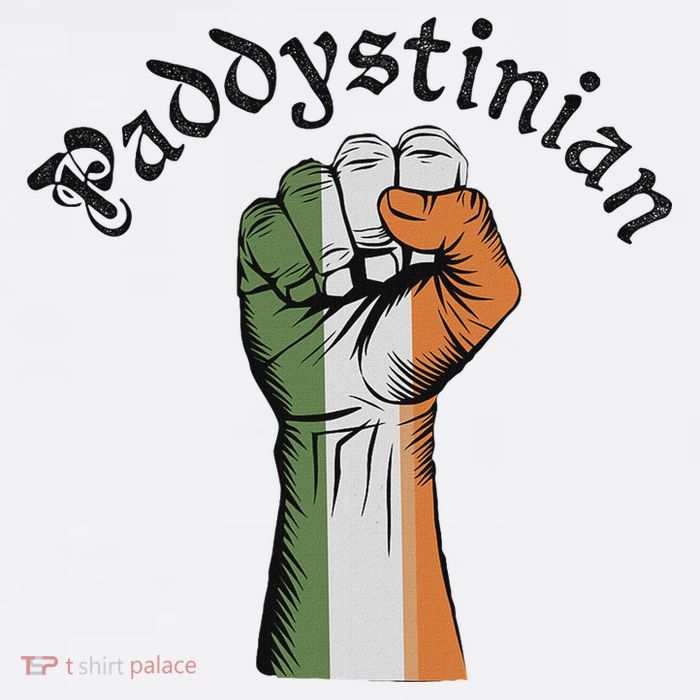 Retro Strong Paddystinian Irish Palestine Flag 11oz C Handle Ceramic Mug