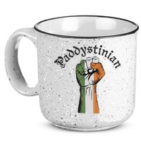 Retro Strong Paddystinian Irish Palestine Flag 15oz Campfire Ceramic Mug