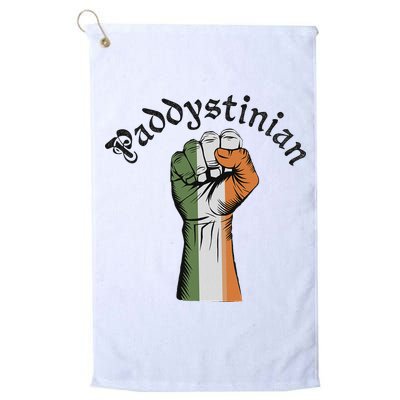 Retro Strong Paddystinian Irish Palestine Flag Golf Towel