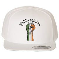 Retro Strong Paddystinian Irish Palestine Flag Wool Snapback Cap