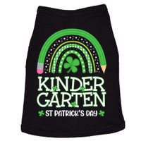 Rainbow St Patricks Day Kindergarten Teacher Wo Girl Doggie Tank