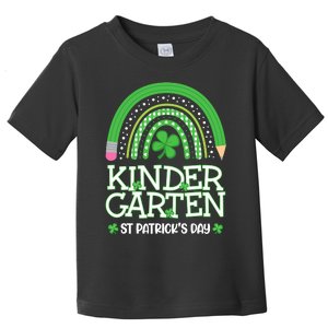 Rainbow St Patricks Day Kindergarten Teacher Wo Girl Toddler T-Shirt