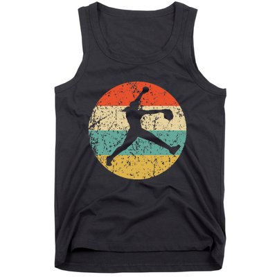 Retro Softball Pitcher 1960S 1970S Tank Top