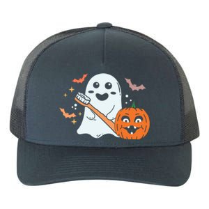 Retro Spooky Pediatric Dentist Dental Assistance Halloween Meaningful Gift Yupoong Adult 5-Panel Trucker Hat