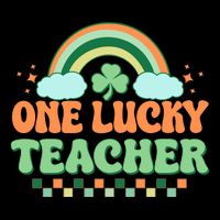 Retro St Patricks Day One Lucky Teacher Bag