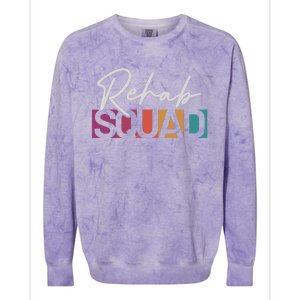 Rehab Squad Physical Therapy Colorblast Crewneck Sweatshirt