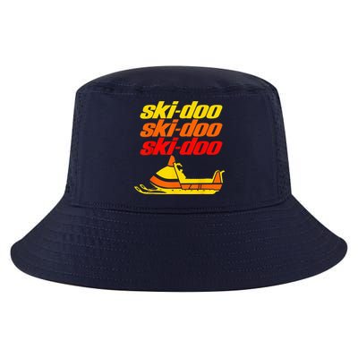 Retro Sport Quote Ski Doo Vintage Snowmobiles Funny Winter Cool Comfort Performance Bucket Hat