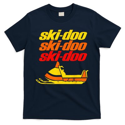 Retro Sport Quote Ski Doo Vintage Snowmobiles Funny Winter T-Shirt