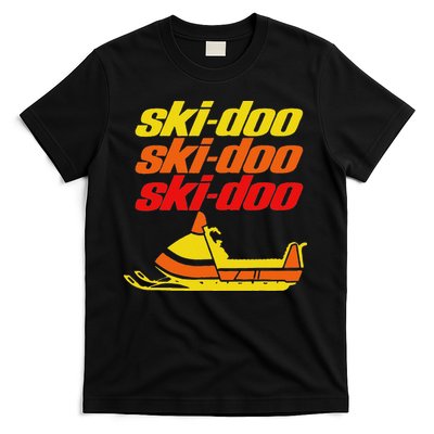 Retro Sport Quote Ski Doo Vintage Snowmobiles Funny Winter T-Shirt