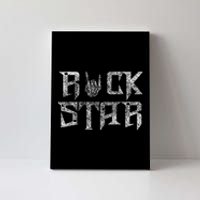 Rock Star Rock On Band Rock And Roll Concert Band Canvas