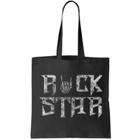 Rock Star Rock On Band Rock And Roll Concert Band Tote Bag