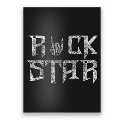 Rock Star Rock On Band Rock And Roll Concert Band Poster