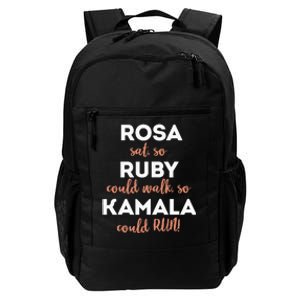 Rosa Sat Ruby Could Walk Kamala Could Run Daily Commute Backpack