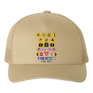 Road Signs Yupoong Adult 5-Panel Trucker Hat