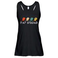 Rat Squad Retro Vintage Rat Owner Rodent Mouse Rat Lover Ladies Essential Flowy Tank