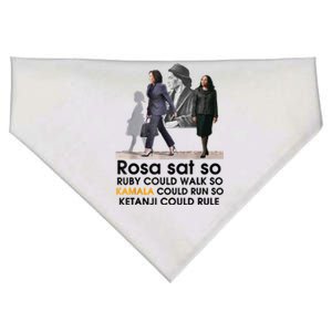 Rosa Sat Ruby Walk So Kamala Could Run So Ketanji Could Rule USA-Made Doggie Bandana