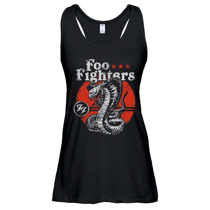 Red Snake Rock Music By Rock Off Ladies Essential Flowy Tank