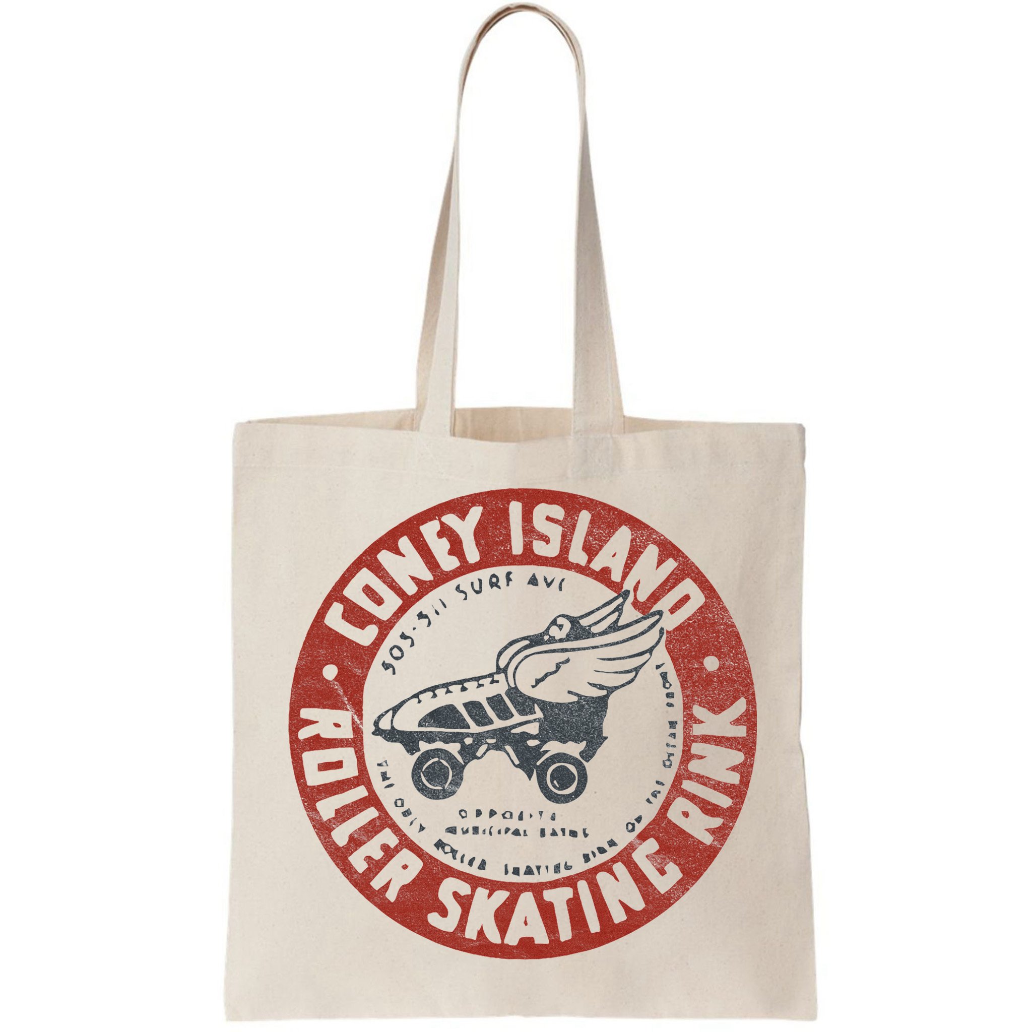 Roller Skating Rink Coney Island Brooklyn Bag