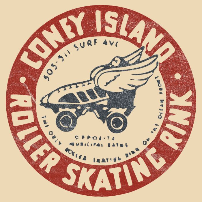 Roller Skating Rink Coney Island Brooklyn Bag