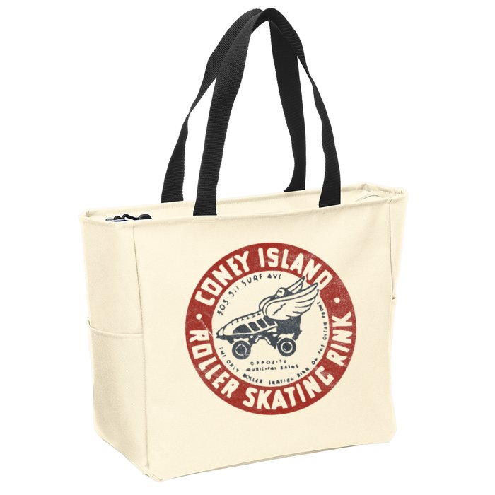 Roller Skating Rink Coney Island Brooklyn Zip Tote Bag