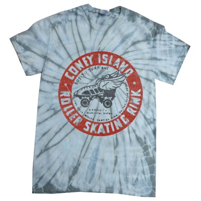 Roller Skating Rink Coney Island Brooklyn Tie-Dye T-Shirt