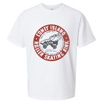 Roller Skating Rink Coney Island Brooklyn Sueded Cloud Jersey T-Shirt