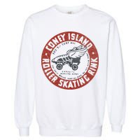 Roller Skating Rink Coney Island Brooklyn Garment-Dyed Sweatshirt