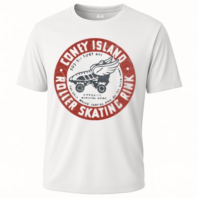 Roller Skating Rink Coney Island Brooklyn Performance Shirt