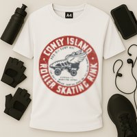Roller Skating Rink Coney Island Brooklyn Performance Shirt