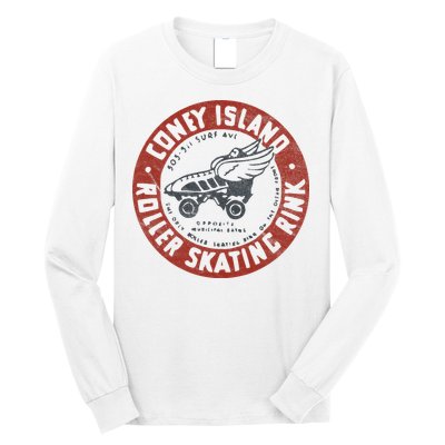 Roller Skating Rink Coney Island Brooklyn Long Sleeve Shirt
