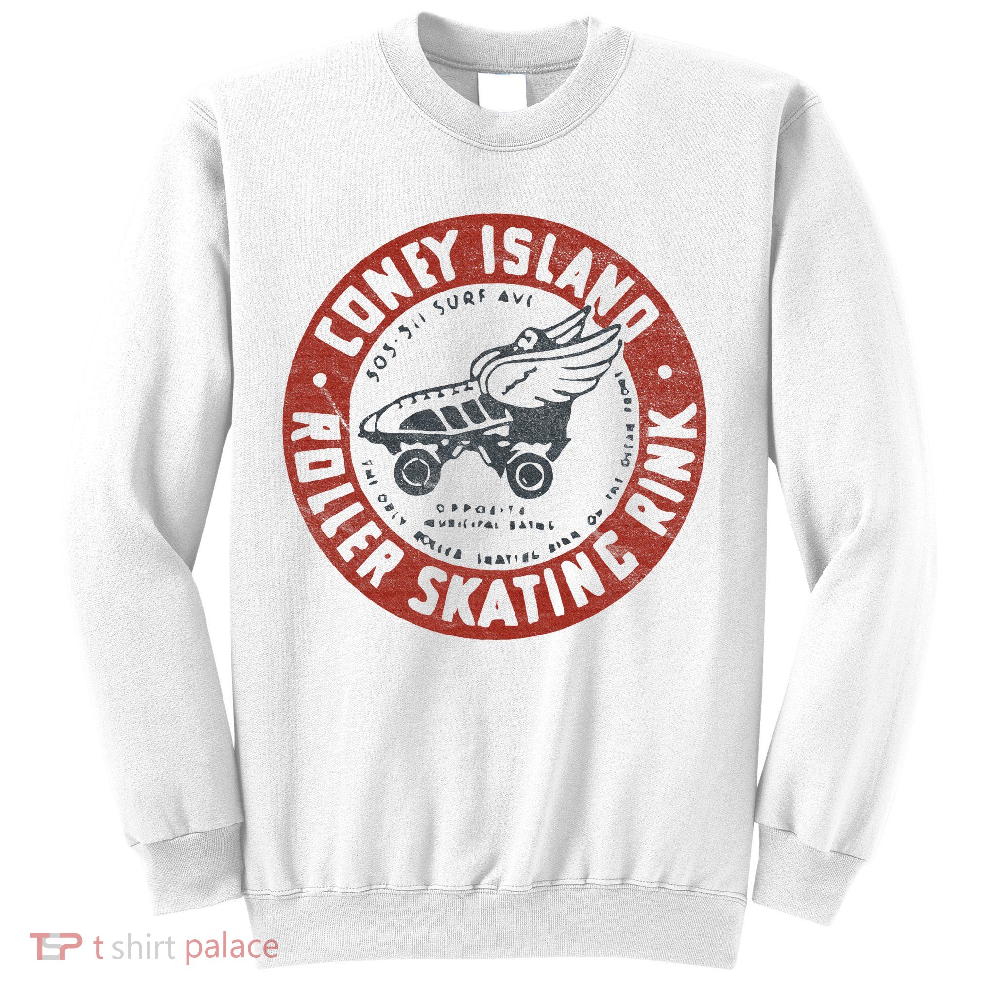 Roller Skating Rink Coney Island Brooklyn Sweatshirt