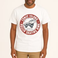 Roller Skating Rink Coney Island Brooklyn Tall T-Shirt