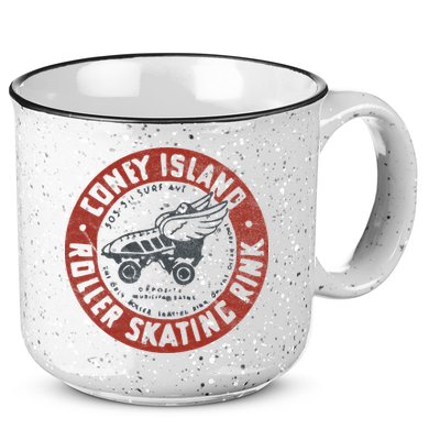 Roller Skating Rink Coney Island Brooklyn 15oz Campfire Ceramic Mug