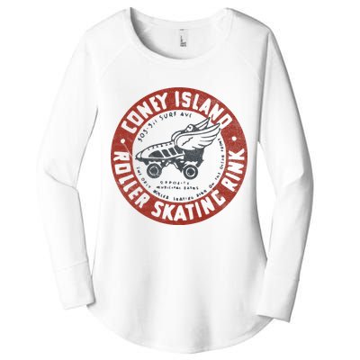Roller Skating Rink Coney Island Brooklyn Women's Perfect Tri Tunic Long Sleeve Shirt
