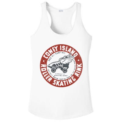 Roller Skating Rink Coney Island Brooklyn Ladies PosiCharge Competitor Racerback Tank