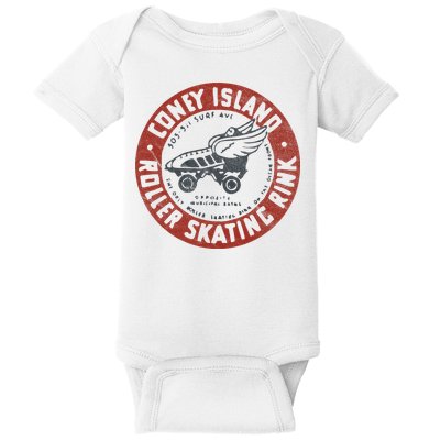 Roller Skating Rink Coney Island Brooklyn Baby Bodysuit