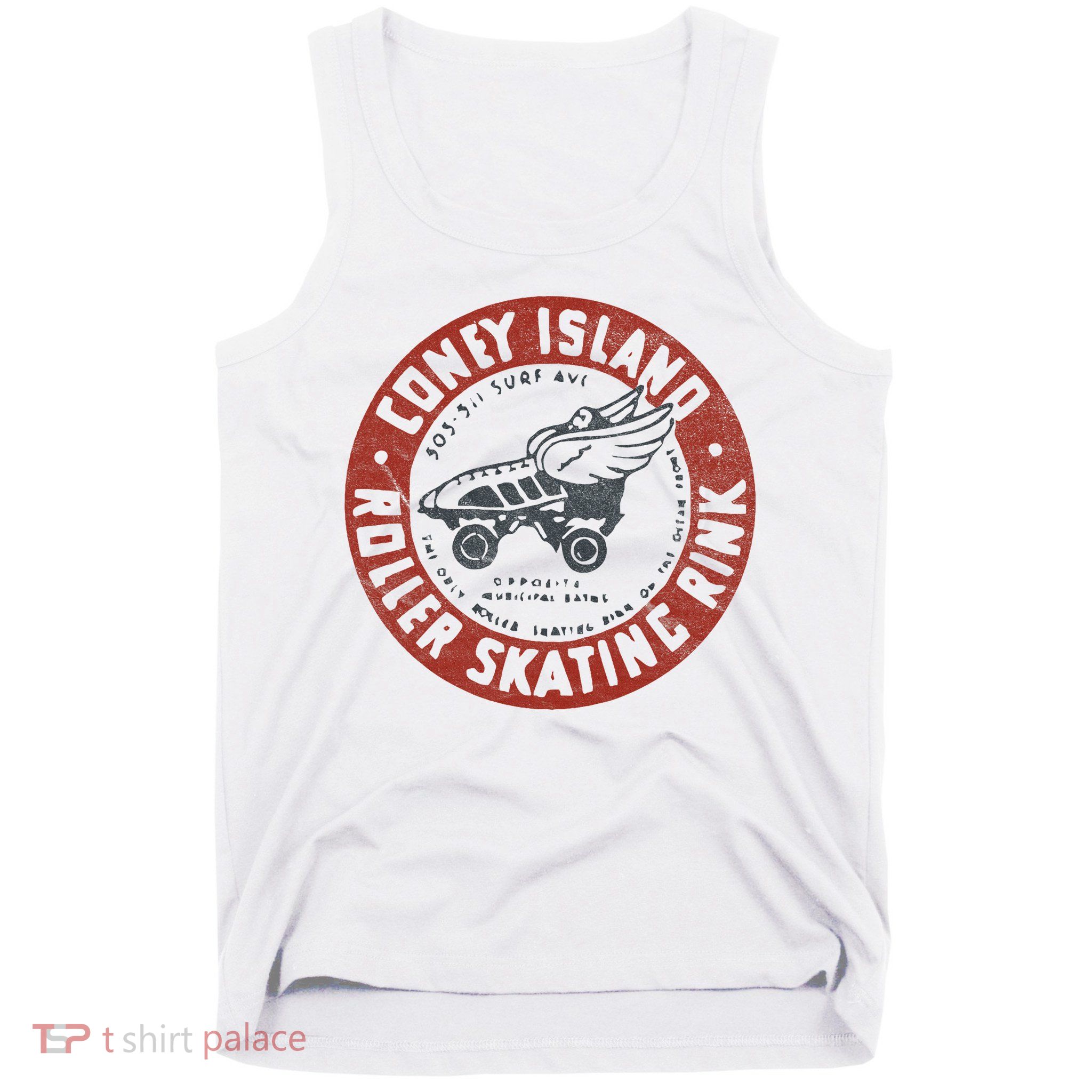 Roller Skating Rink Coney Island Brooklyn Tank Top