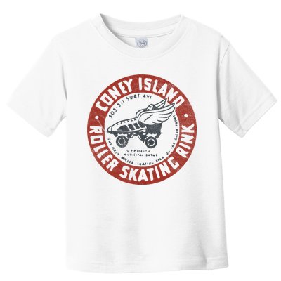 Roller Skating Rink Coney Island Brooklyn Toddler T-Shirt