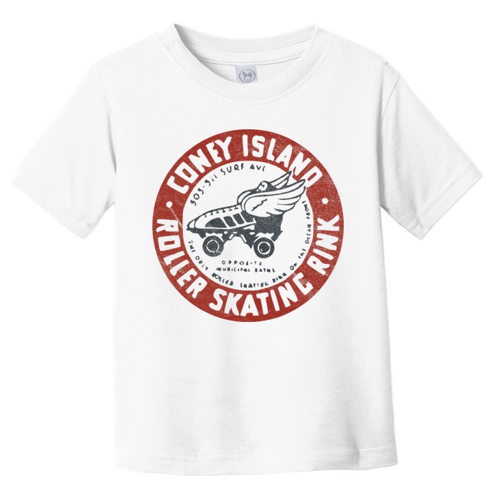 Roller Skating Rink Coney Island Brooklyn Toddler T-Shirt