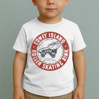Roller Skating Rink Coney Island Brooklyn Toddler T-Shirt