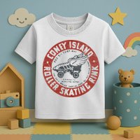 Roller Skating Rink Coney Island Brooklyn Toddler T-Shirt