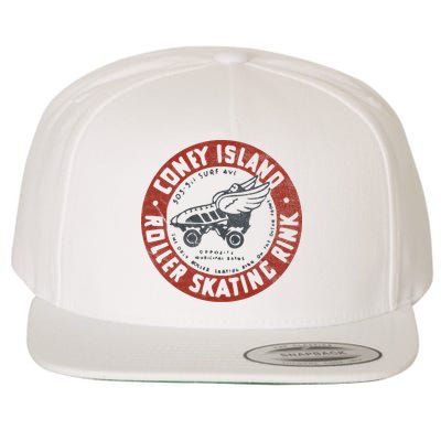 Roller Skating Rink Coney Island Brooklyn Wool Snapback Cap