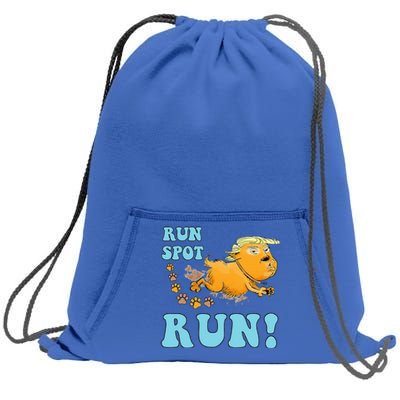 Run Spot Run Funny Run Spot Run Sweatshirt Cinch Pack Bag