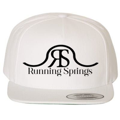 Running Springs Wool Snapback Cap