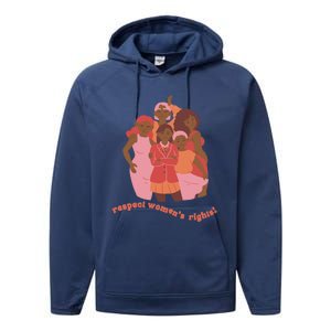 Respect S Rights Gift Performance Fleece Hoodie