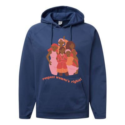 Respect S Rights Gift Performance Fleece Hoodie