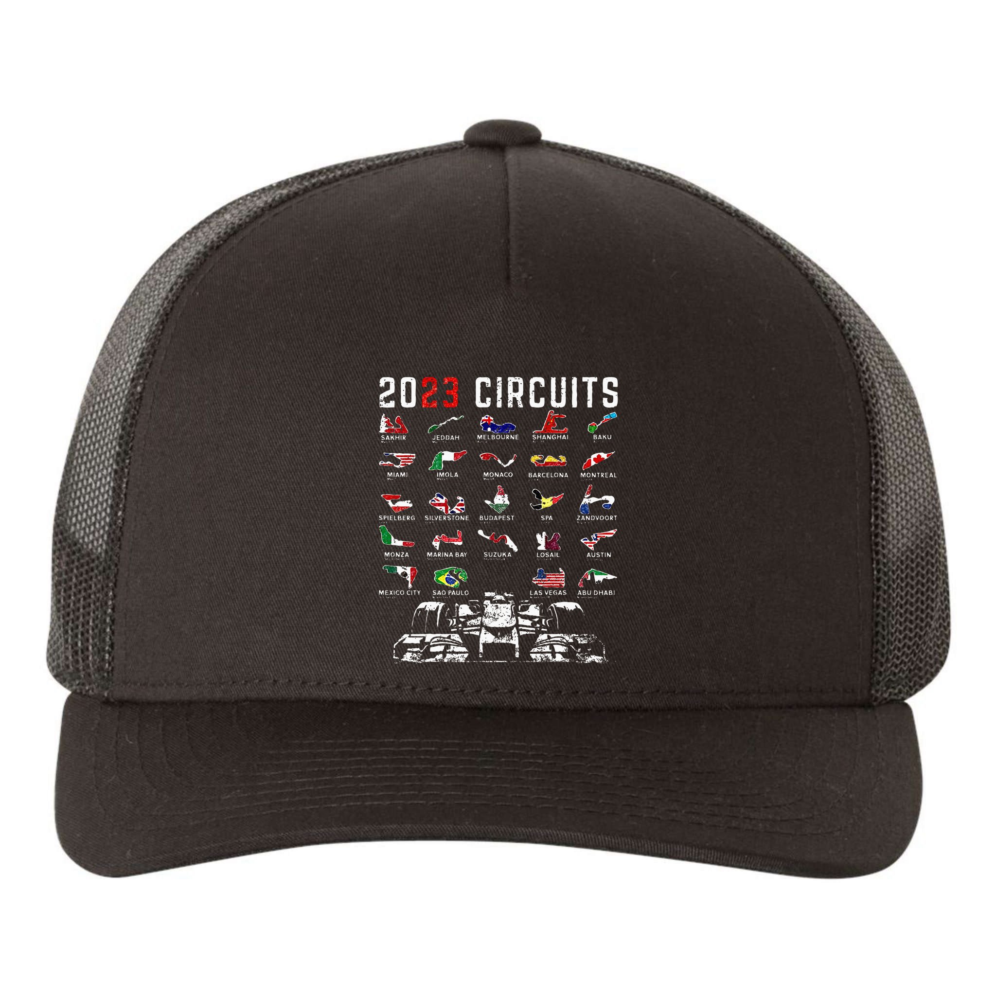 Racing Season Race Car Drag Racer Dirt Track Racing Yupoong Adult 5-Panel Trucker Hat