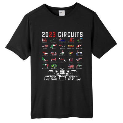 Racing Season Race Car Drag Racer Dirt Track Racing Tall Fusion ChromaSoft Performance T-Shirt