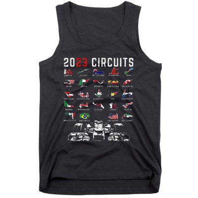 Racing Season Race Car Drag Racer Dirt Track Racing Tank Top